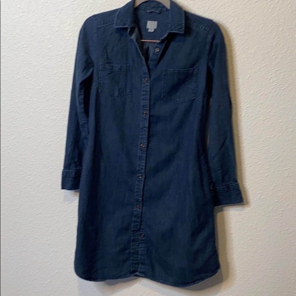 💜💜 A New Day ButtonUp Denim Dress Size XS